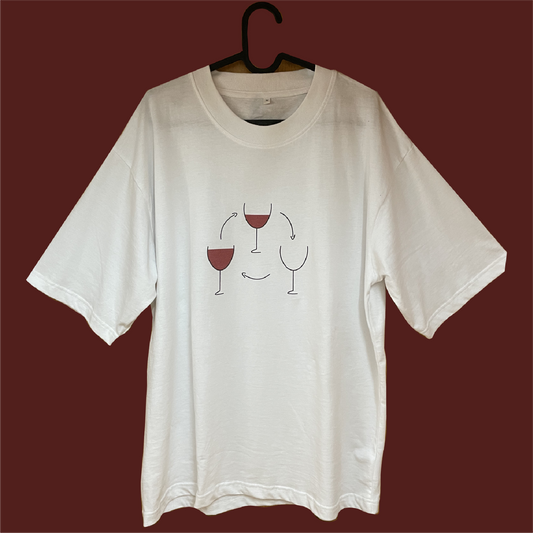 Cycle of Wine: Oversized T-Shirt (Light)